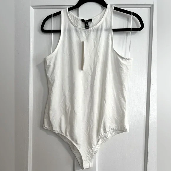 AQUA Racerback Sleeveless Bodysuit XL - Picture 2 of 7